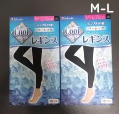 fukuske フクスケ ベーシック レギンス クール 10分丈 黒 M-L