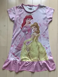 Disney プリンセス 半袖ワンピース ピンク　100のサムネイル
