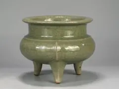 中国　明時代　青磁　香炉　龍泉窯　送料込み260531 中国 明時代 青磁 香炉 龍泉窯 送料込み260531 - メルカリ