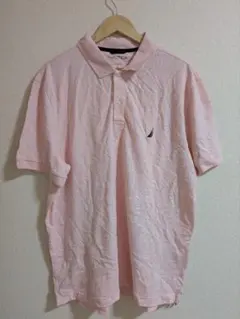NAUTICA　メンズ ピンク ポロシャツ 3XL