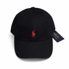 【新品タグ付】人気 ポロラルフローレン キャップ ブラック