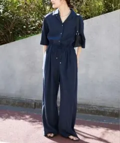 25ss スローブイエナ　ハーフスリーブオールインワン　38