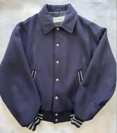 80s l.l.bean スタジアムジャケット　スタジャン　ウールジャケット