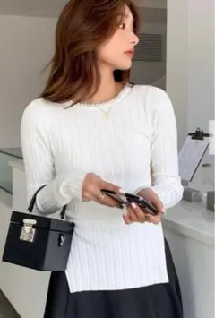 birthdaybash パール　カットソー