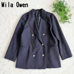 ◾︎未使用級◾︎ ミラオーウェン 金ボタン ダブルブレストジャケット オーバーサイズ