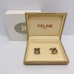 5291◯ CELINE セリーヌ カフス 馬車ロゴ ゴールドカラーのサムネイル