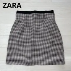 ZARA　ザラ　ミニスカート ギンガムチェック