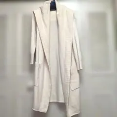 ☆グレースクラス☆ロングカーディガン　春先　オフホワイト