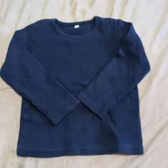 無印良品◎紺◎綿ロングT◎キッズ110サイズコットン100%