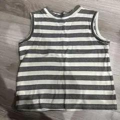 ノースリーブストライプトップス 最終値下げ