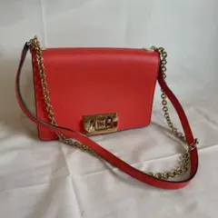 最終お値下げ！！フルラ　FURLA ショルダー　バッグ　レッド
