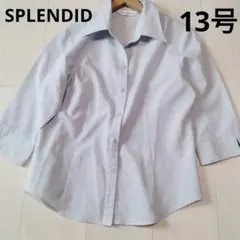 【スプレンディッド】 ストレッチ ブラウス (13号) 美シルエット キレイめのサムネイル