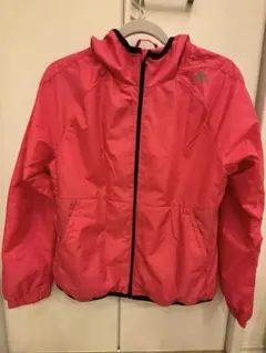 adidasピンク フード付き ジャケット レディース