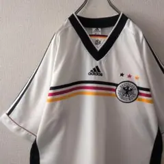 adidas 90s ドイツ代表 サッカーゲームシャツ M イングランド製 - メルカリ