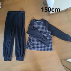 【ユニクロフリースパジャマ150cm】