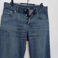 90s 00s 伊製 ヘルムートラング 加工 カットオフ デニム 30 ジーンズのサムネイル