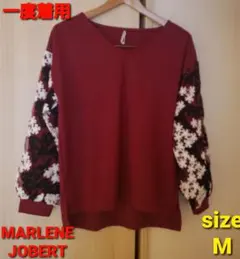 一度着用マルレーヌジョベル カットソーMARLENE JOBERTトップス花柄のサムネイル