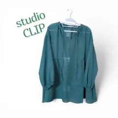 studio CLIP ドットプリントチュニックブラウス　スタディオクリップのサムネイル