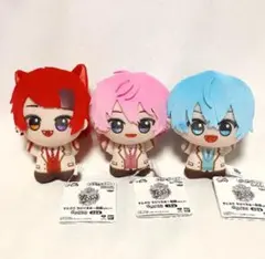 すとぷり　ちびぐるみ　制服ver.　莉犬、さとみ、ころん