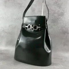 【希少美品⭐︎】フェラガモ ガンチーニ 巾着 バケツ　ショルダーバッグ