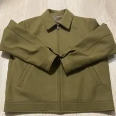 ★美品★GU ブルゾン ジャケット ウール風 短丈 秋冬 春物 高見え メンズ