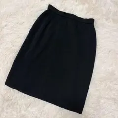 【美品❣️】ルイシャンタン　タイトスカート　ひざ丈　シンプル　ブラック　事務のサムネイル