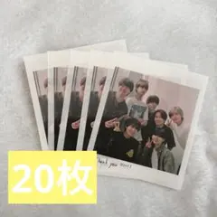 なにわ男子 +Alpha 落下物 チェキ風落下物 20枚セット オーラス