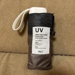 Wpc. 遮光切り継ぎタイニー Wpc. 日傘折りたたみ晴雨兼用 ブラウン