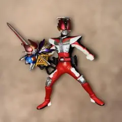 【希少】仮面ライダー電王フィギュア ライナーフォーム ソフビ　レトロのサムネイル