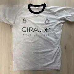 GIRAUDM メッシュスポーツシャツ ホワイト　サッカー