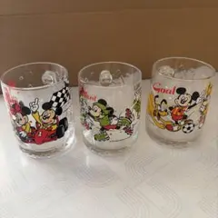 キリンレモン ディズニーおっとっとグラス 昭和レトロ ミッキー ミニー