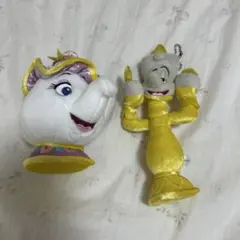 東京ディズニーリゾート　美女と野獣 ぬいぐるみバッジ ルミエール