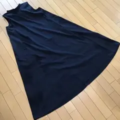 【エムプルミエ】バックリボン Aライン ワンピースのサムネイル