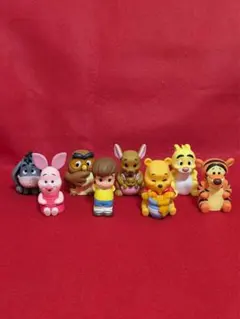 くまのプーさん　ソフビパペットマスコット