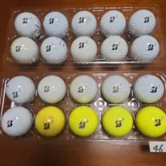 【46】BRIDGESTONE TOUR B XS ゴルフボール 20球