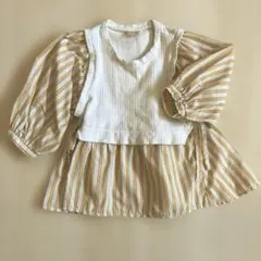 プティマイン　ベストドッキングチュニック　100cm