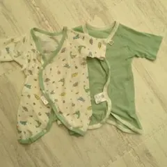 【西松屋】コンビ2枚 恐竜柄 50~60cm