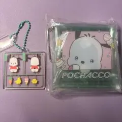 【ポチャッコ】 アクリルキーホルダー×クリアポーチ セット
