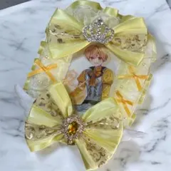 ハンドメイド トレカケース デコ レース 硬貨ケース すとぷり るぅとくん風