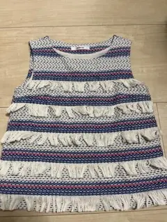 100 AMIW フリンジ　トップスのサムネイル