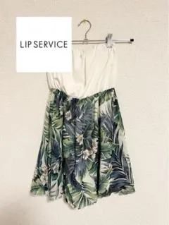LIP SERVICE フローラルベアトップ