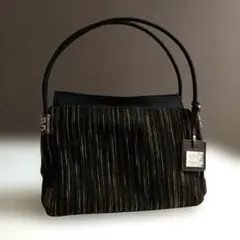 PELLE BORSA ハンドバッグ ジャガード風