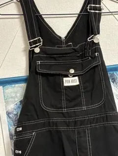 PINK HOUSE ジャンパースカート 白ステッチ