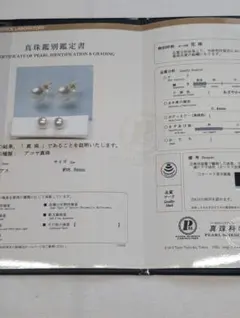 10 B+ あこや真珠 無調色 11.6 12.2mm パールピアス - メルカリ