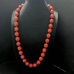 ヴィンテージ　中国　堆朱 ネックレス