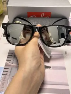 Ray-Ban レイバン RB2140 サングラス 黒フレーム シルバーレンズ
