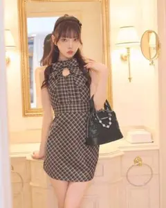 ミシェルマカロン ラッフルアメスリチュールワンピ XS - メルカリ