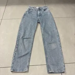 H&M ライトブルー ストレートレッグデニム