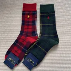 新品Polo Ralph Lauren レディースソックス2足セット　606