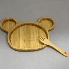 FUNFAM ✕ くまのがっこう ランチプレート ジャッキー 竹食器のサムネイル